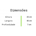 GRELHA CIMENTO 20X40 REF. T
