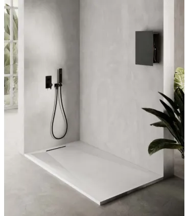 SHOWERBOX BASE DUCHE THIN 80X120 CR BRANCO COM VDA (sem chuveiro)