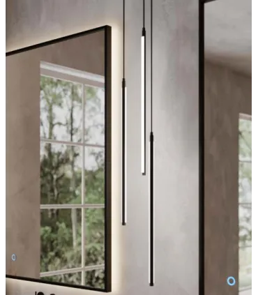 SHOWERBOX CANDEEIRO PENDENTE IBIZA LED NEGRO MATE