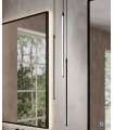 SHOWERBOX SUSPENSION IBIZA LED NOIR MAT