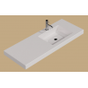 LAVABO BANHOAZIS ALEGRI 120 DROIT NOIR MAT
