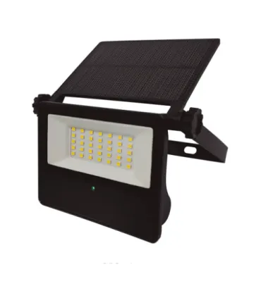MINI PROJECTOR SOLAR LED KUMIRA C/SENSOR 7W 6500K PRETO