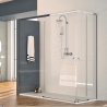 SPAZIA PROTECTION 80X80X195 6 MM CR TRANSPARENT LIGHT LG4A