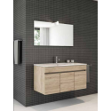 MOOVLUX MOVEL PORTO 80X50X45 CONJ. C/LAVATORIO OAK