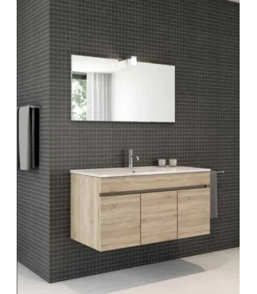 MOOVLUX MOVEL PORTO 80X50X45 CONJ. C/LAVATORIO OAK