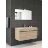MOOVLUX MOVEL PORTO 80X50X45 CONJ. C/LAVATORIO OAK
