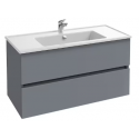 JACOB DELAFON MOVEL TOLBIAC BASE UNIT 100CM BRANCO + LAVATORIO OLA 101X46
