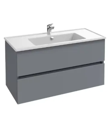JACOB DELAFON MOVEL TOLBIAC BASE UNIT 100CM BRANCO + LAVATORIO OLA 101X46