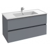 JACOB DELAFON MOVEL TOLBIAC BASE UNIT 100CM BRANCO + LAVATORIO OLA 101X46