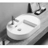 MOOVLUX LAVABO À POSER LIVERPOOL 69X45X14 BLANC