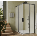 SHOWERBOX RESGUARDO DAMASCO 3000 NG 80X80X195 NEGRO
