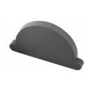 TOPO CALEIRA SIMPLES D.25 CINZA FERROPLAST