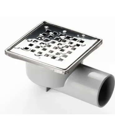 RALO C/ GRELHA E ARO INOX 10X10 UPDRAIN