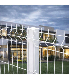 TOP FENCE POST WHITE FENCE 30X30X1.5 L 6 MTS