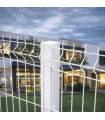 TOP FENCE POST WHITE FENCE 30X30X1.5 L 6 MTS