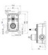 KIT DE ENCASTRAR CILINDRICA COM 2 SAIDAS PARA DUCHE EM INOX