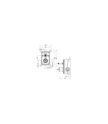 KIT DE ENCASTRAR CILINDRICA COM 2 SAIDAS PARA DUCHE EM INOX