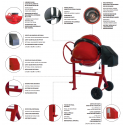 BETONEIRA PRO 190 C/MOTOR ELECTRICO - 2