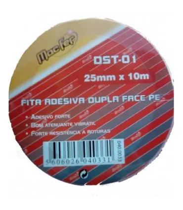 MACFER FITA DUPLA FACE PE DST-01 1,5MMX19MMX2M REF: 0400031