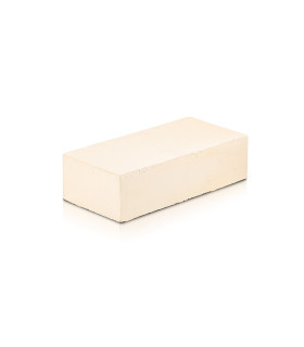 TIJOLO 22X11X6 MACIÇO BRANCO REF: 0199