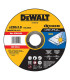 DEWALT DISCO CORTE PLANO INOX 230MM