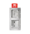 GRELHA VENTILADORA INOX AISI316 MACFER MS1214-2 150X150MM