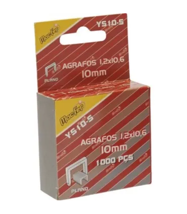 AGRAFOS U MACFER YS-S 1,2X10,6X10MM (1000 PÇS)