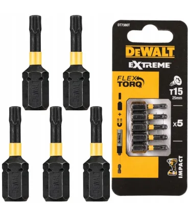 DEWALT PONTAS TORÇAO IMPACTO T15 X5 25MM