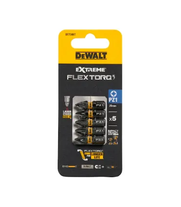 DEWALT PONTAS TORÇAO IMPACTO PZ1 X5 25MM