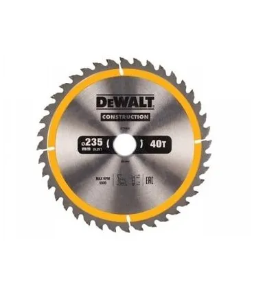 DEWALT DISCO SERRA CIRCULAR 235X30MM 40D ATB +10º
