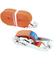 SANGLE DE FIXATION AVEC CROCHET « J » MACFER TE7101 5T 50 MM 12 M