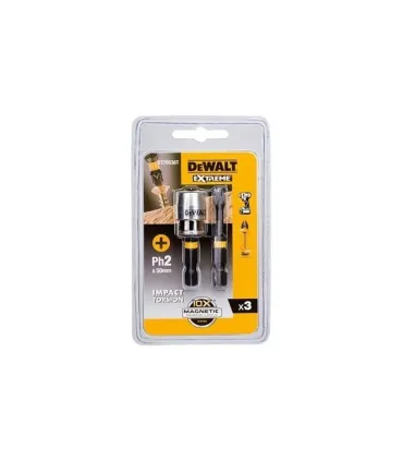 DEWALT PONTAS TORÇAO PH2 X2 50MM + ADAPTADOR