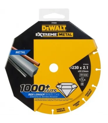 DEWALT DISCO DIAMANTE EXTREME METAL 230MM