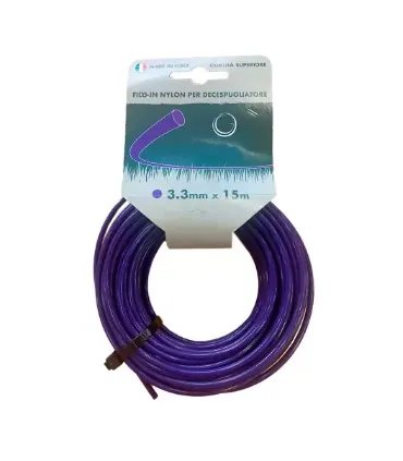 FIOS NYLON P/ROÇADORA REDONDO 3MMX15M
