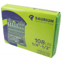 CAIXA CHAVES SAURIM 1/4-1/2 108PÇS CR-V