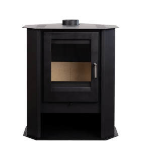 METLOR WOOD BURNING SALAMANDER SLDC CORNER