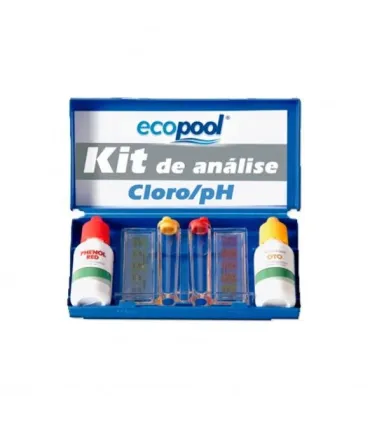 TESTE KIT PH CLORO ECOPOOL CX 12
