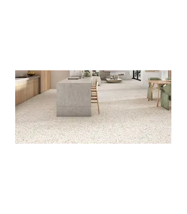 PAVIGRES PAVIM TERRAZZO WHITE MM89174RT 89X89.0.79 M2 CX 1