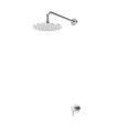BRUMA ULTRATHIN 250 CEILING-MOUNTED SHOWER SYSTEM, 100MM ARM, LUSITANO NS, REF. 1075602NS
