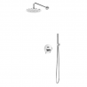 BRUMA LEAF BUILT-IN SHOWER SYSTEM, 250MM, WITH HANDHELD SHOWER, REF. 1677221PS