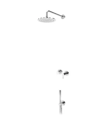 BRUMA LEAF SIST EMBUT. DUCHE HORZ CHUVEIRO 250MM CHUVEIRO DE MAO CROMADO