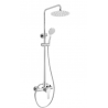 BS Shower Ramp with Floor-Mounted Faucet and Stainless Steel Showerhead Included