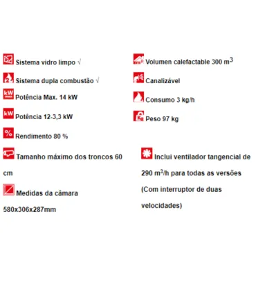 RECUPERADOR BOREAL I70EDS DIREITO C/ TURBINA, SERIGRAF. E PES REGULAVEIS