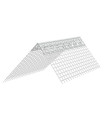 PROFILÉ DE BORDURE EN PLASTIQUE AVEC RÉSEAU EN FIBRE DE VERRE EKO 10X10