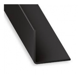 ANGULO 25X25-1MT PVC PRETO