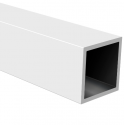 TUBO QUADRADO 20X20MT-1MT  ALUMINIO BRANCO