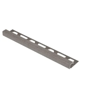SCHLUTER QUADEC TSSG, ALUMINIO LACADO COM RELEVO GRIS PEDRA Q125TSSG