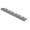 SCHLUTER QUADEC TSSG, ALUMINIO LACADO CON RELIEVE GRIS PIEDRA Q125TSSG