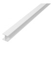 UNIÓN H 20X19-1MT PVC BLANCO