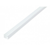PERFIL EN U 15X15-1MT DE PVC BLANCO
